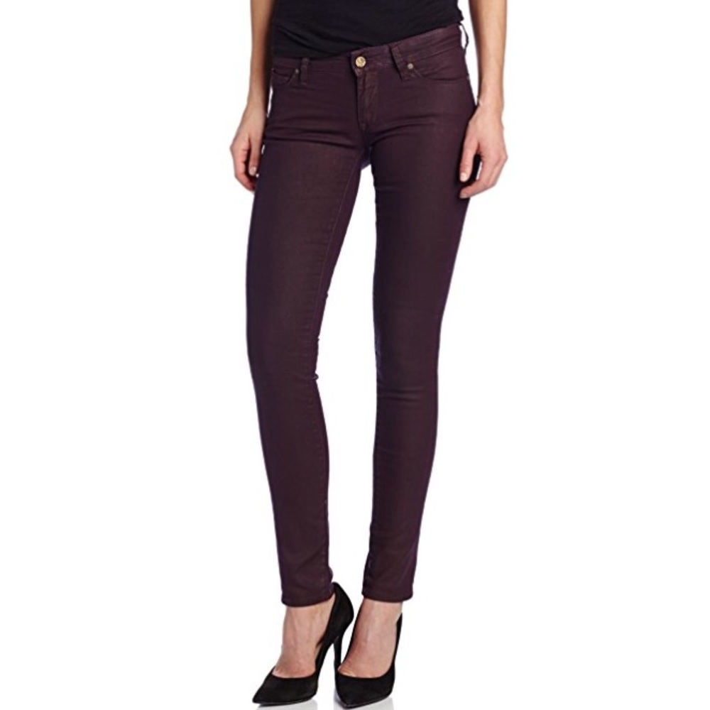 Mavi Purple Coated Jeans